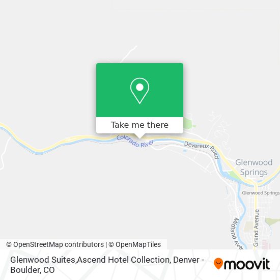 Mapa de Glenwood Suites,Ascend Hotel Collection