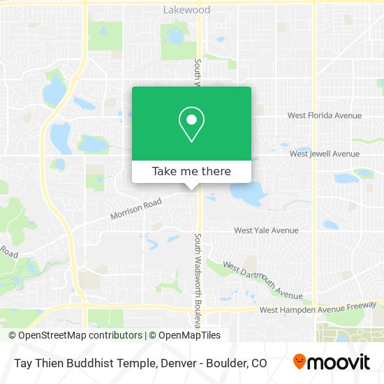 Mapa de Tay Thien Buddhist Temple