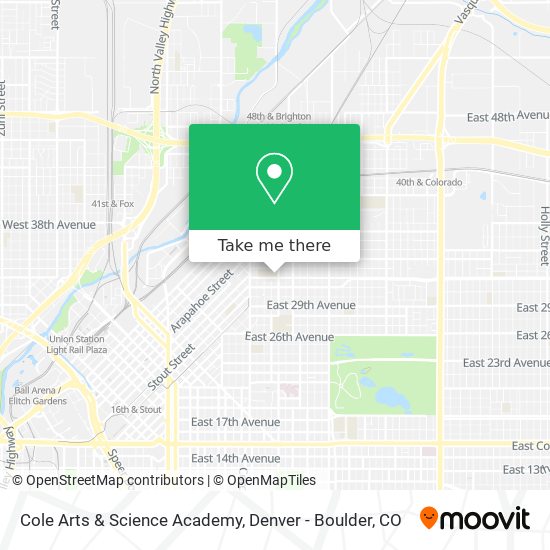 Cole Arts & Science Academy map