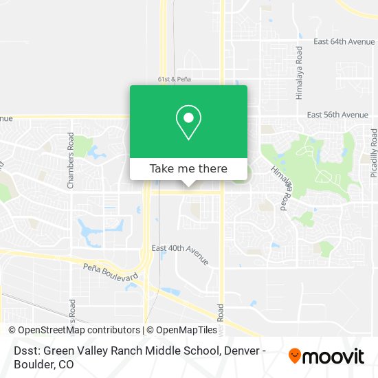Mapa de Dsst: Green Valley Ranch Middle School