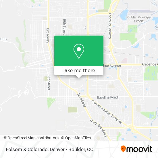 Folsom & Colorado map