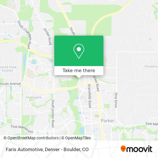 Faris Automotive map