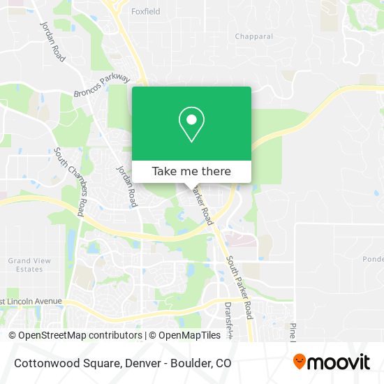 Cottonwood Square map