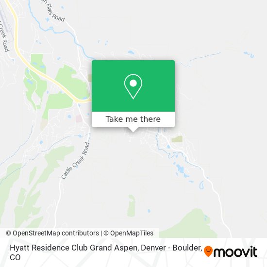 Mapa de Hyatt Residence Club Grand Aspen