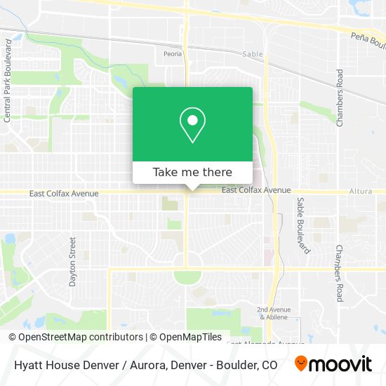 Mapa de Hyatt House Denver / Aurora
