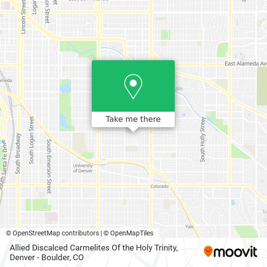 Allied Discalced Carmelites Of the Holy Trinity map