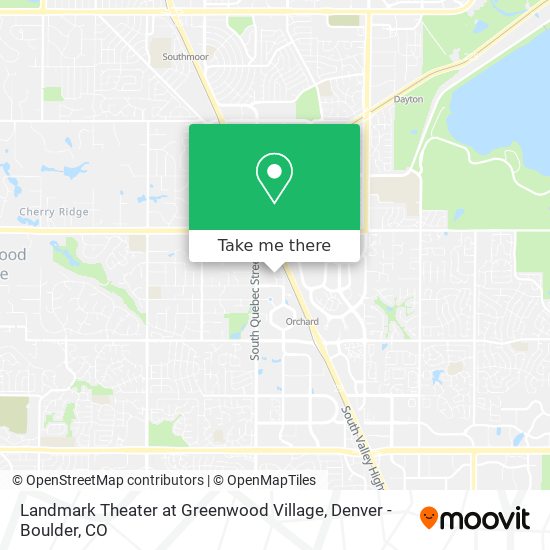 Mapa de Landmark Theater at Greenwood Village