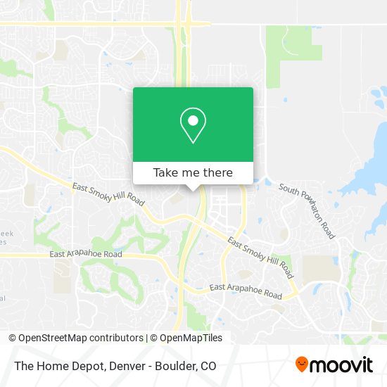 Mapa de The Home Depot