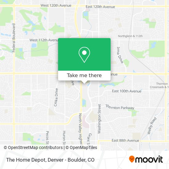 Mapa de The Home Depot