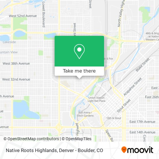 Native Roots Highlands map