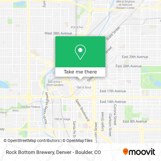 Rock Bottom Brewery map