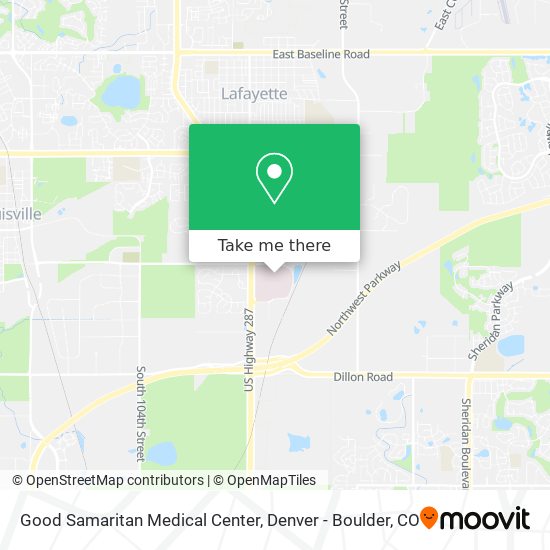 Mapa de Good Samaritan Medical Center