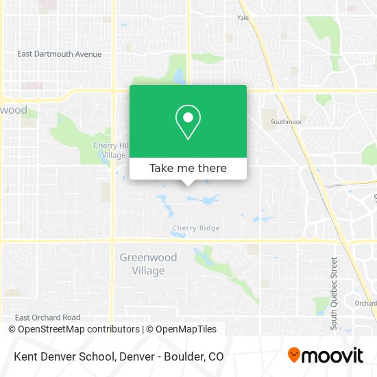 Mapa de Kent Denver School