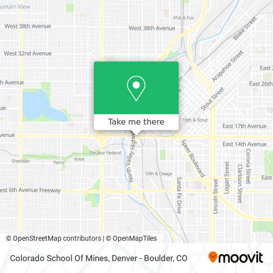 Colorado School Of Mines map