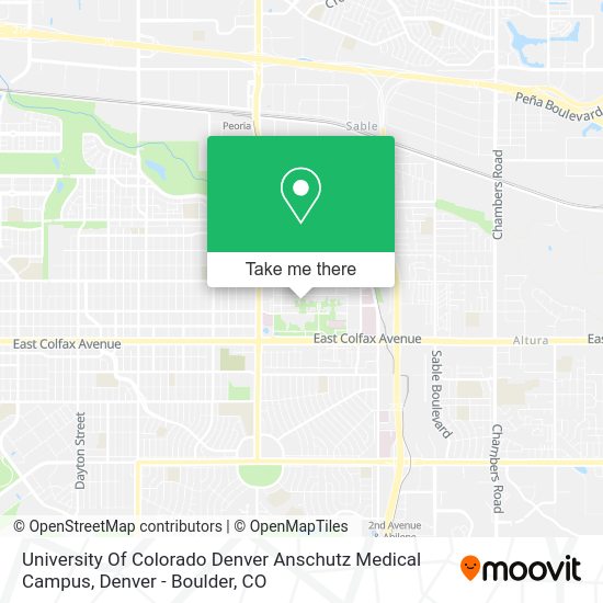 How to get to University Of Colorado Denver Anschutz Medical Campus in
