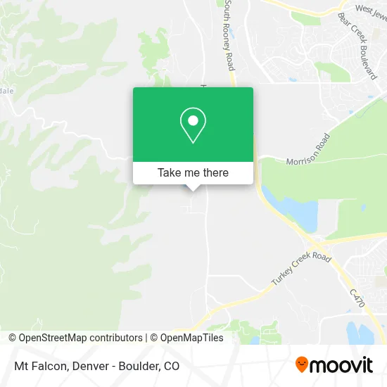 Mt Falcon map