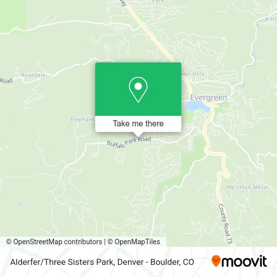 Alderfer/Three Sisters Park map