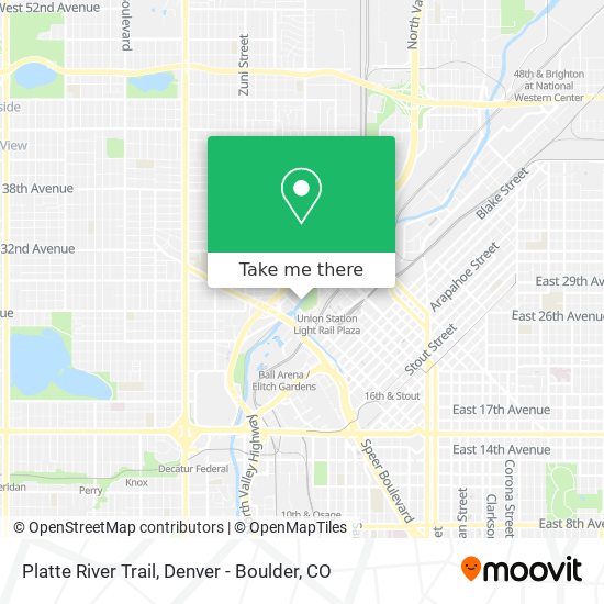 Platte River Trail map
