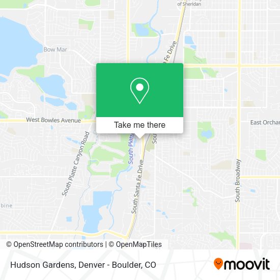 Mapa de Hudson Gardens