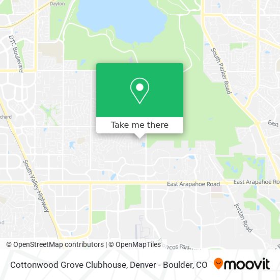 Cottonwood Grove Clubhouse map