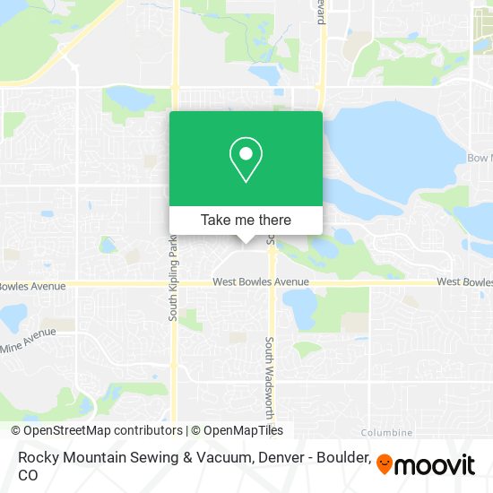 Rocky Mountain Sewing & Vacuum map