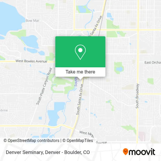 Denver Seminary map