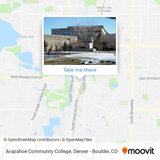 Arapahoe Community College map