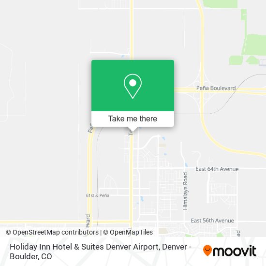 Mapa de Holiday Inn Hotel & Suites Denver Airport