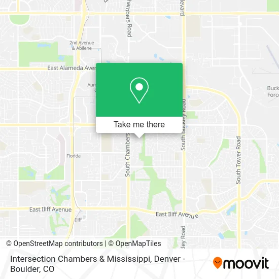 Intersection Chambers & Mississippi map