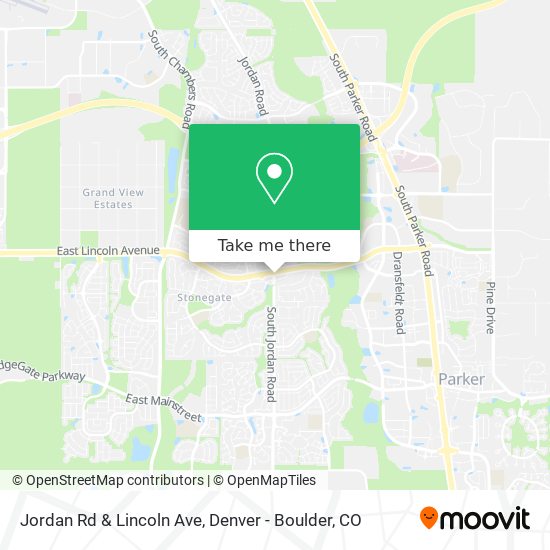 Mapa de Jordan Rd & Lincoln Ave