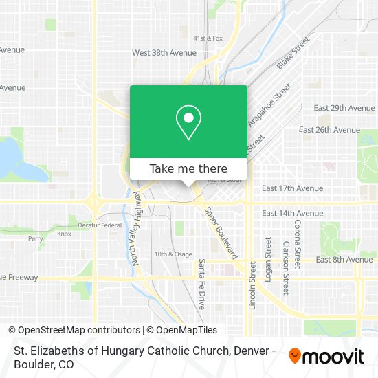 St. Elizabeth's of Hungary Catholic Church map