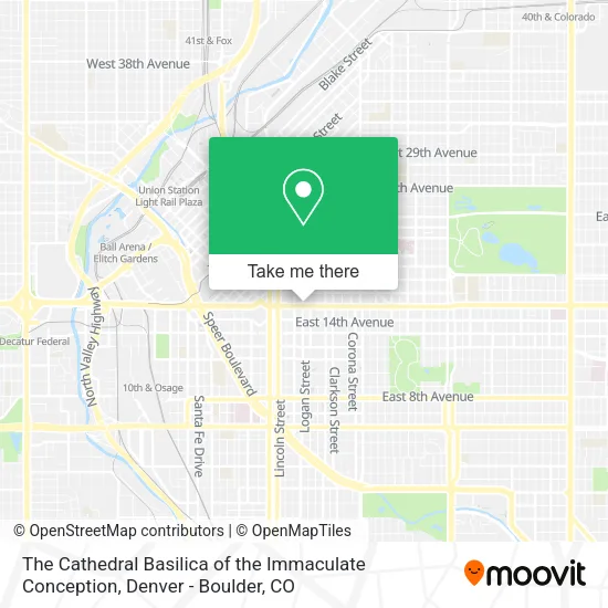 The Cathedral Basilica of the Immaculate Conception map