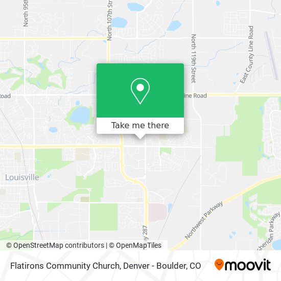 Mapa de Flatirons Community Church