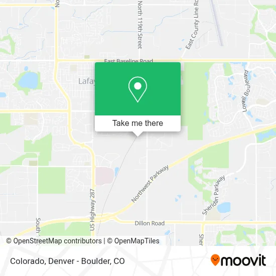 Colorado map