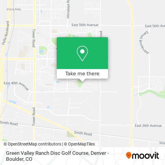 Green Valley Ranch Map How To Get To Green Valley Ranch Disc Golf Course In Denver By Bus, Train  Or Light Rail?