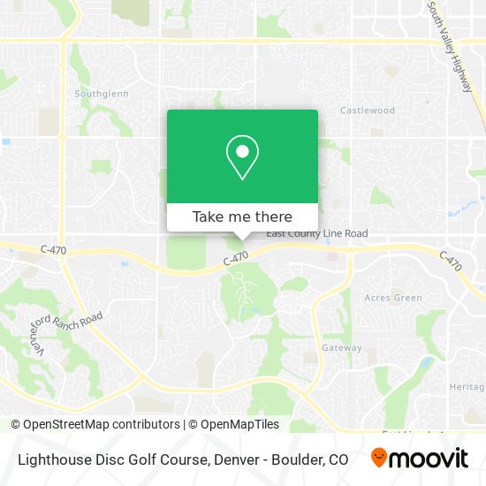 Lighthouse Disc Golf Course map