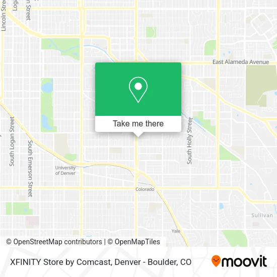 XFINITY Store by Comcast map