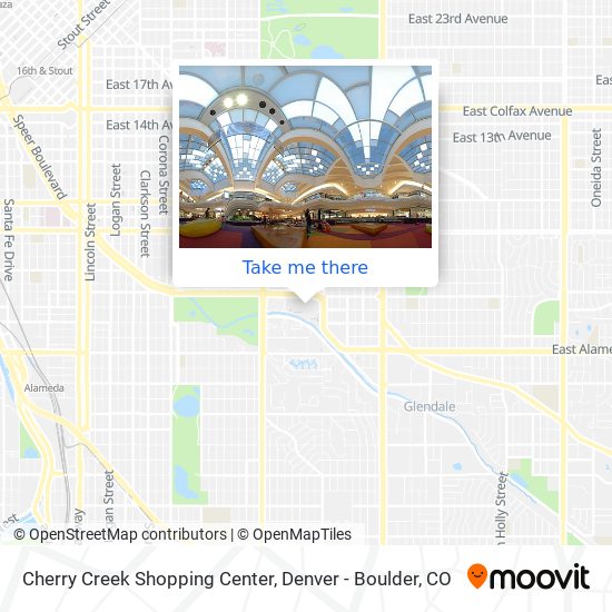 How to get to Cherry Creek Shopping Center in Denver by Bus?