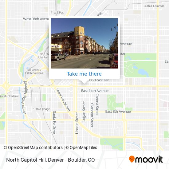 North Capitol Hill map