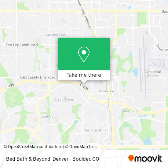 Bed Bath & Beyond map