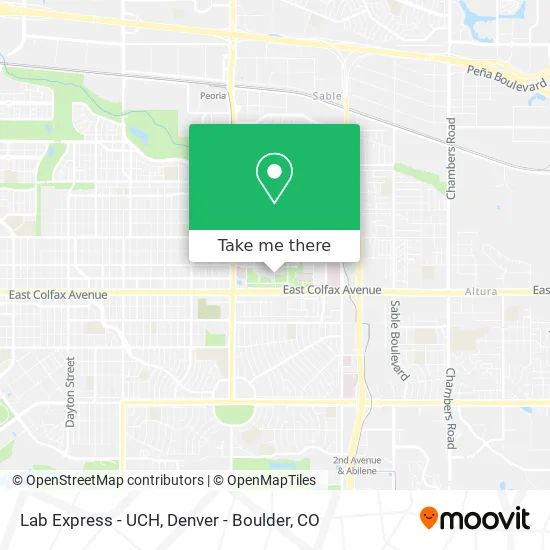 Lab Express - UCH map