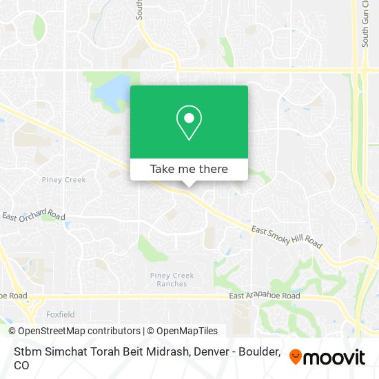 Mapa de Stbm Simchat Torah Beit Midrash