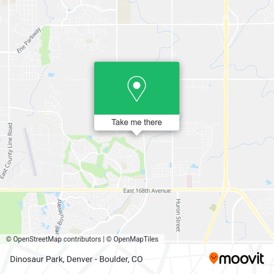 Mapa de Dinosaur Park