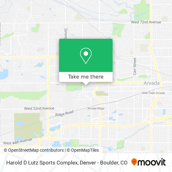 Harold D Lutz Sports Complex map