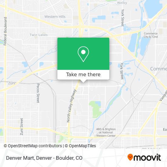 Denver Mart map