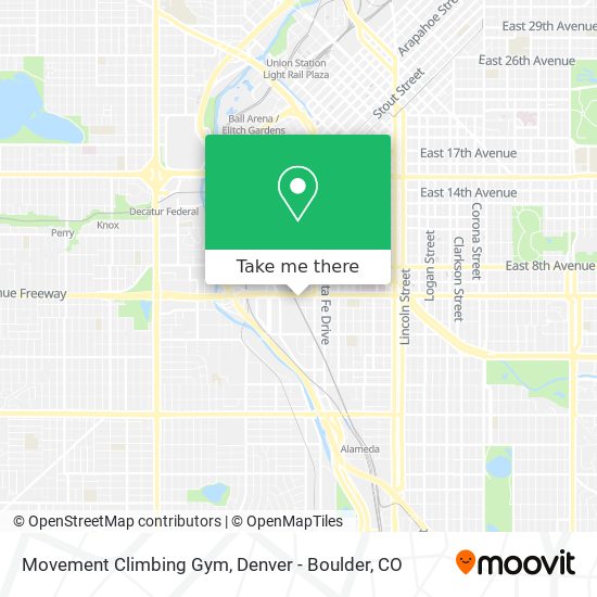 Movement Climbing Gym map