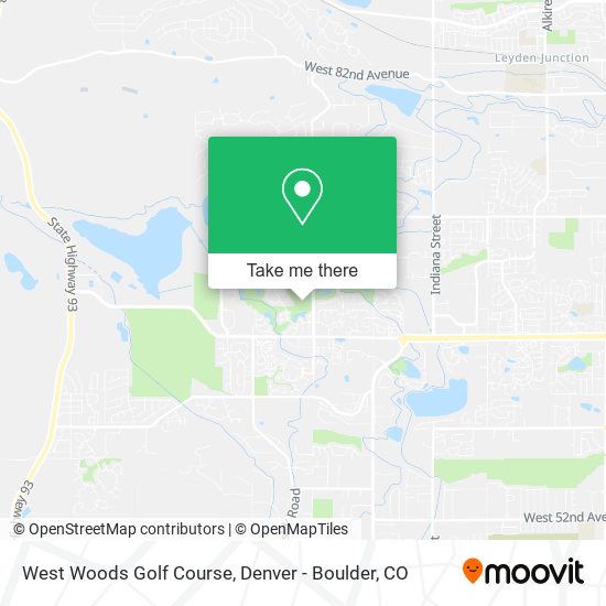 Mapa de West Woods Golf Course