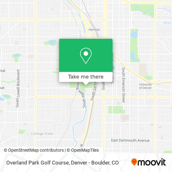 Mapa de Overland Park Golf Course