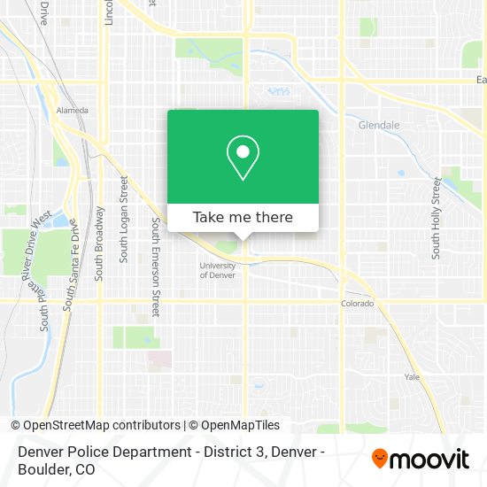 Denver Police Department - District 3 map