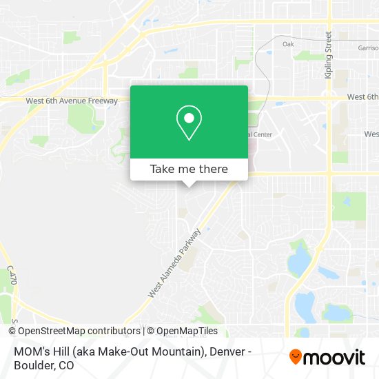 MOM's Hill (aka Make-Out Mountain) map